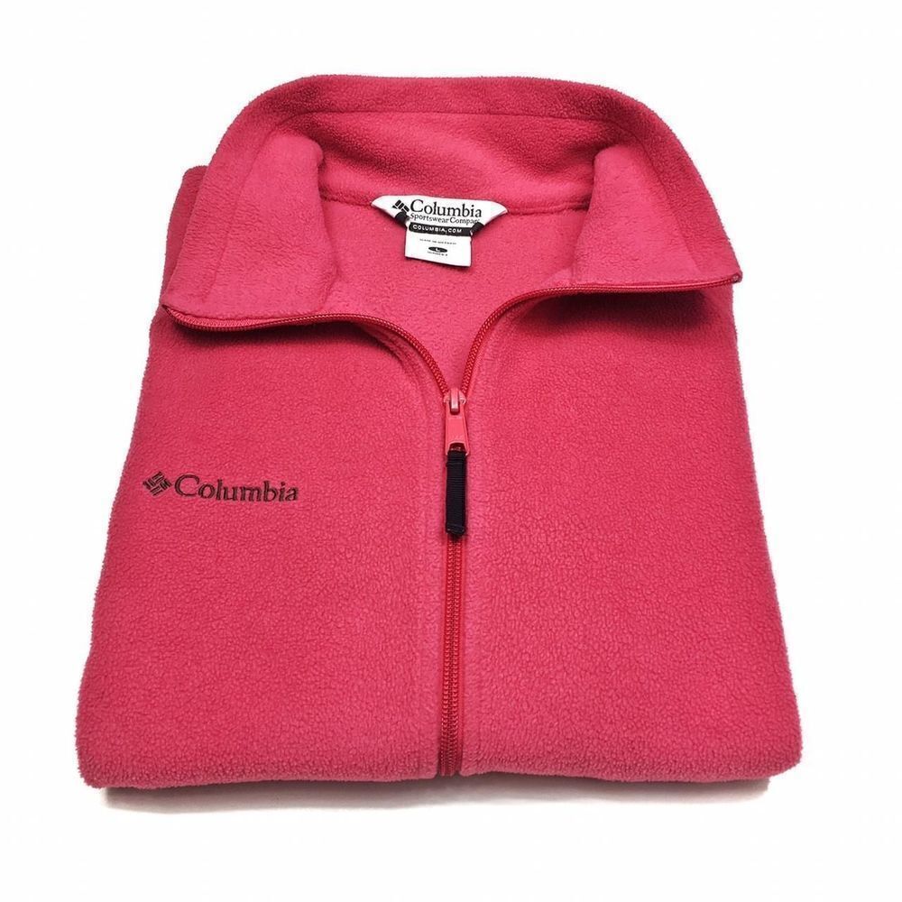womens columbia fleece zipup jacket